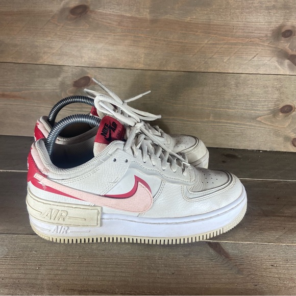 Nike Air Force one Womens size 6.5 shoes white leather low top sneakers - Picture 2 of 8